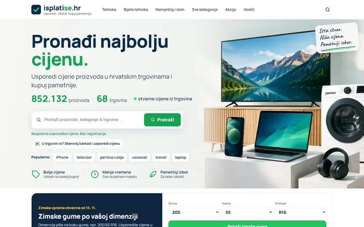 Naslovnica stranice isplatise.hr